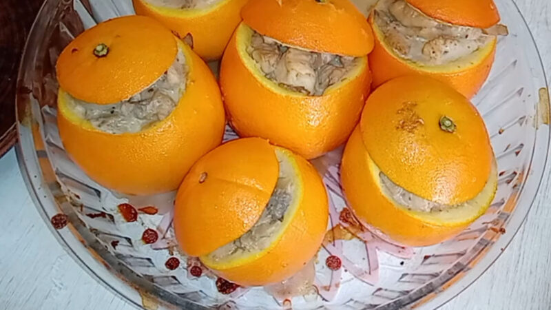 Фаршированные апельсины