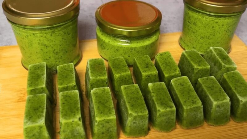 Соус из зелени на зиму