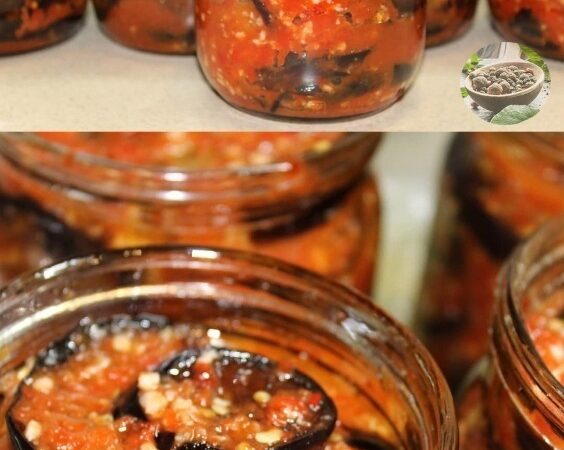 Консервированные баклажаны Огонек