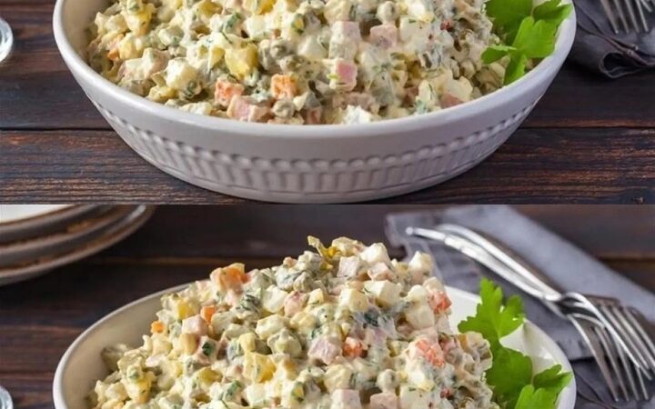 Настоящий классический оливье