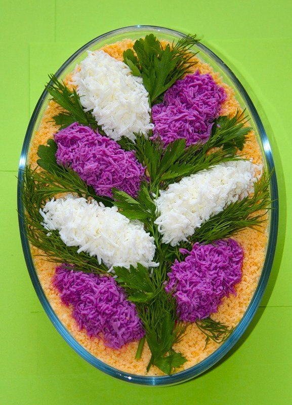 Салат «Сирень»