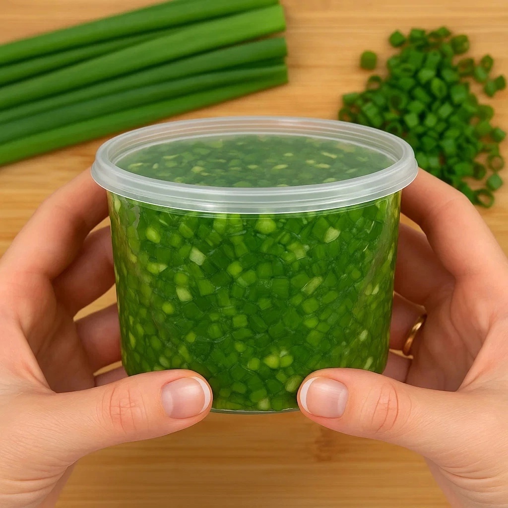 Как сохранить зеленый лук