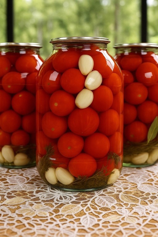 Сладкие помидоры без уксуса