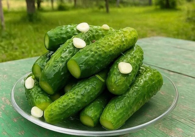 Огурцы на минералке