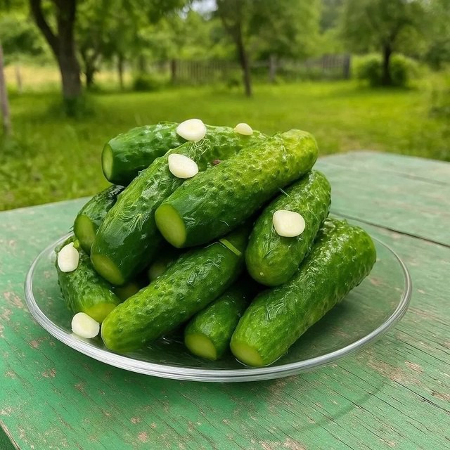Огурцы на минералке