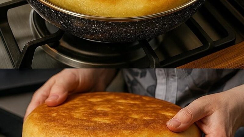 Хлеб на сковороде