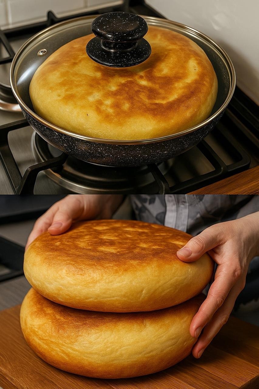 Хлеб на сковороде