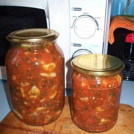 Салат «Бабусин» на зиму