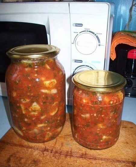 Салат «Бабусин» на зиму