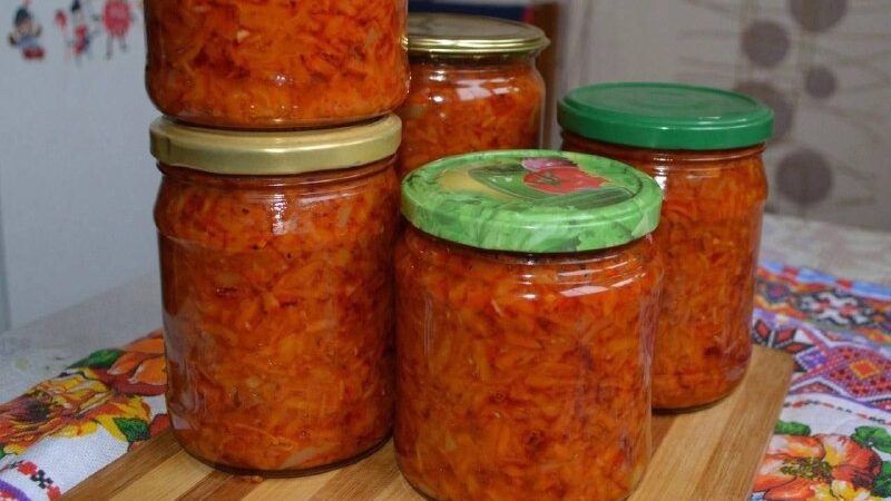 Салат з моркви на зиму