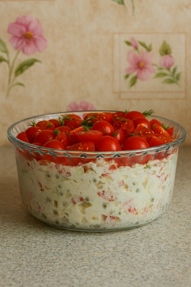 Салат »Красная Шапочка»