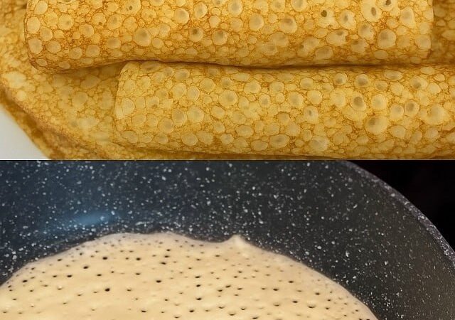 Блины с манкой