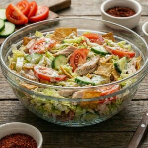 Салат ленивая шаурма