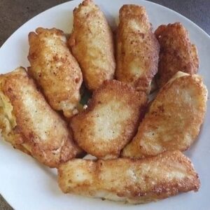 Рыба в луковом кляре