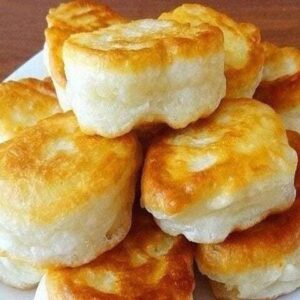 Бабушкины кефирные оладьи