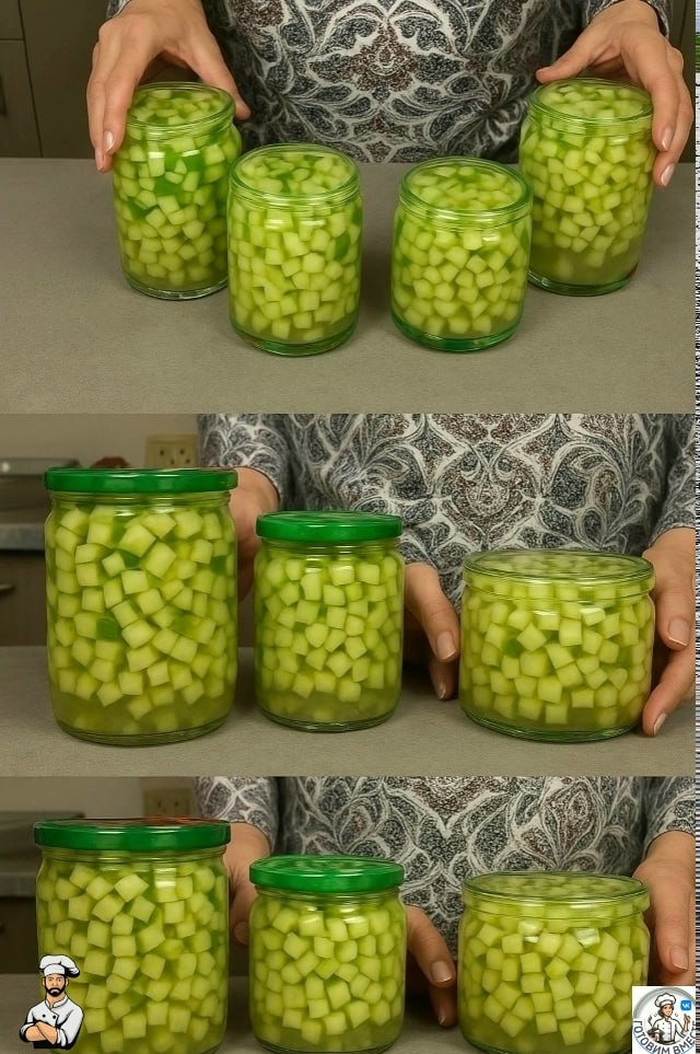 Огуpцы для зимних салатов
