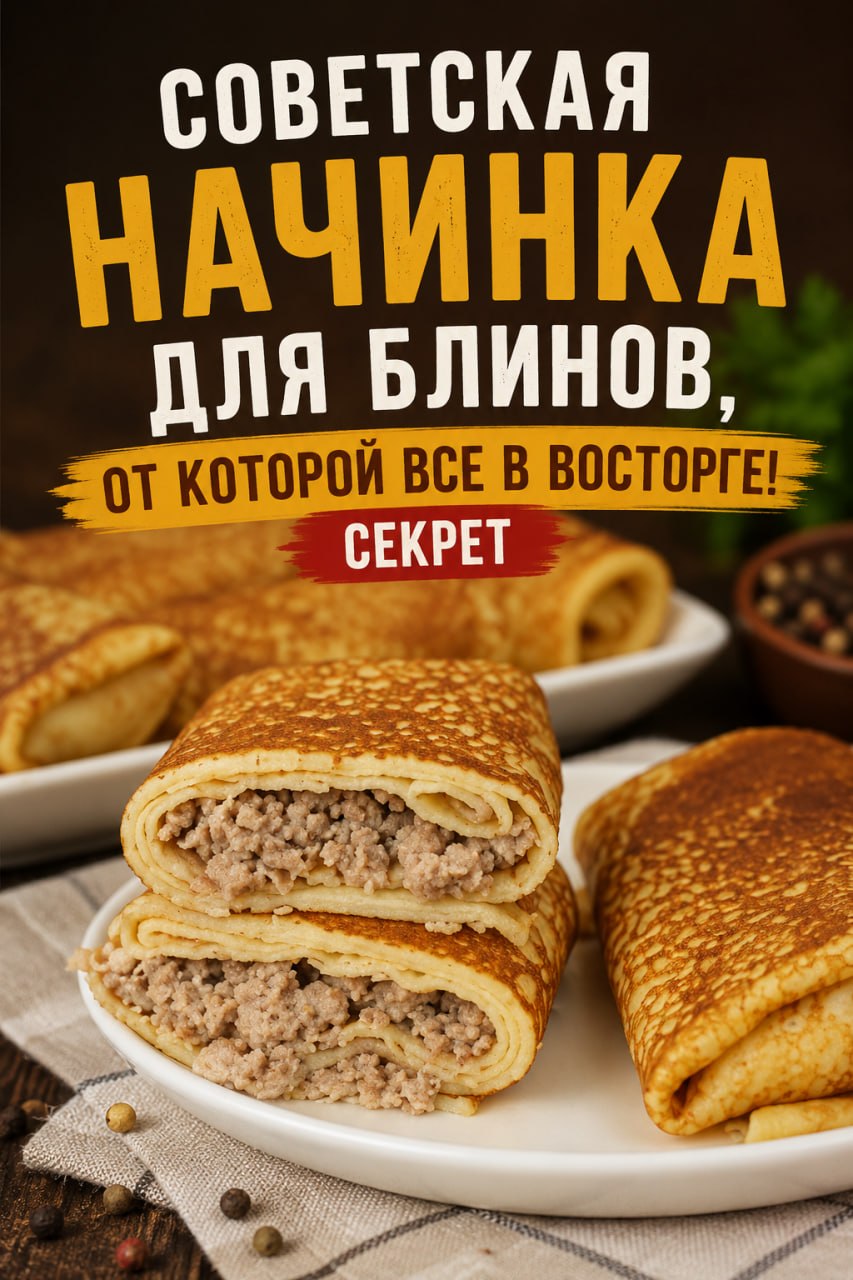 Советская начинка для блинов