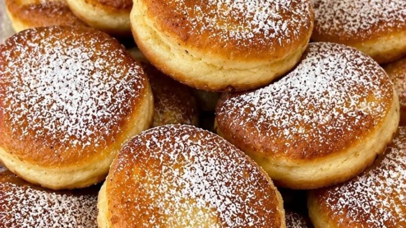Оладьи как пончики