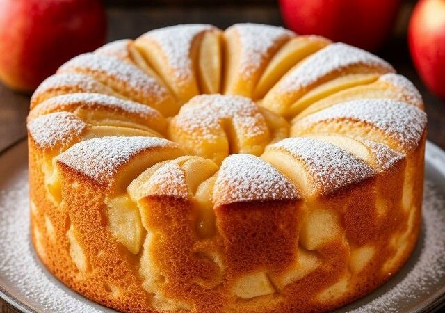Пышная шарлотка