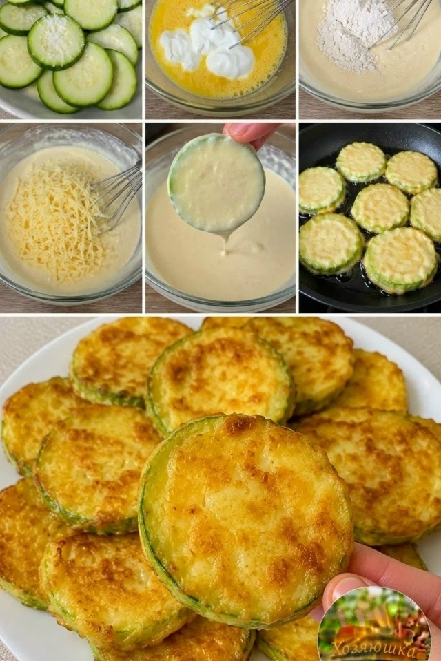 Кабачки как пирожки