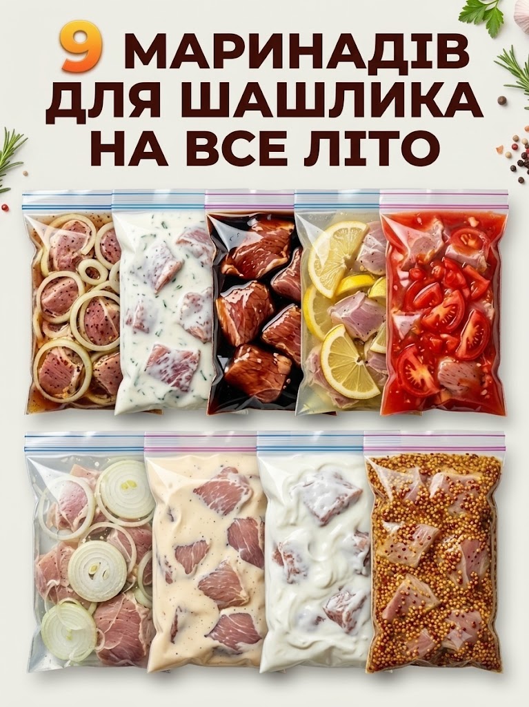 9 перевірених маринадів на 1 кг м’яса