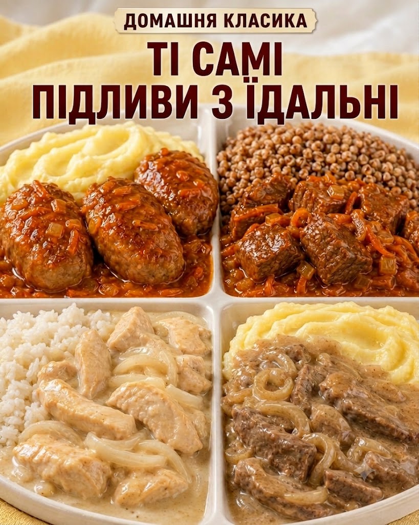 Ті самі підливи з їдальні