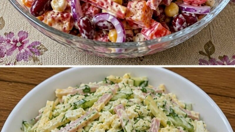 🥗 Два прості салати на кожен день 😍