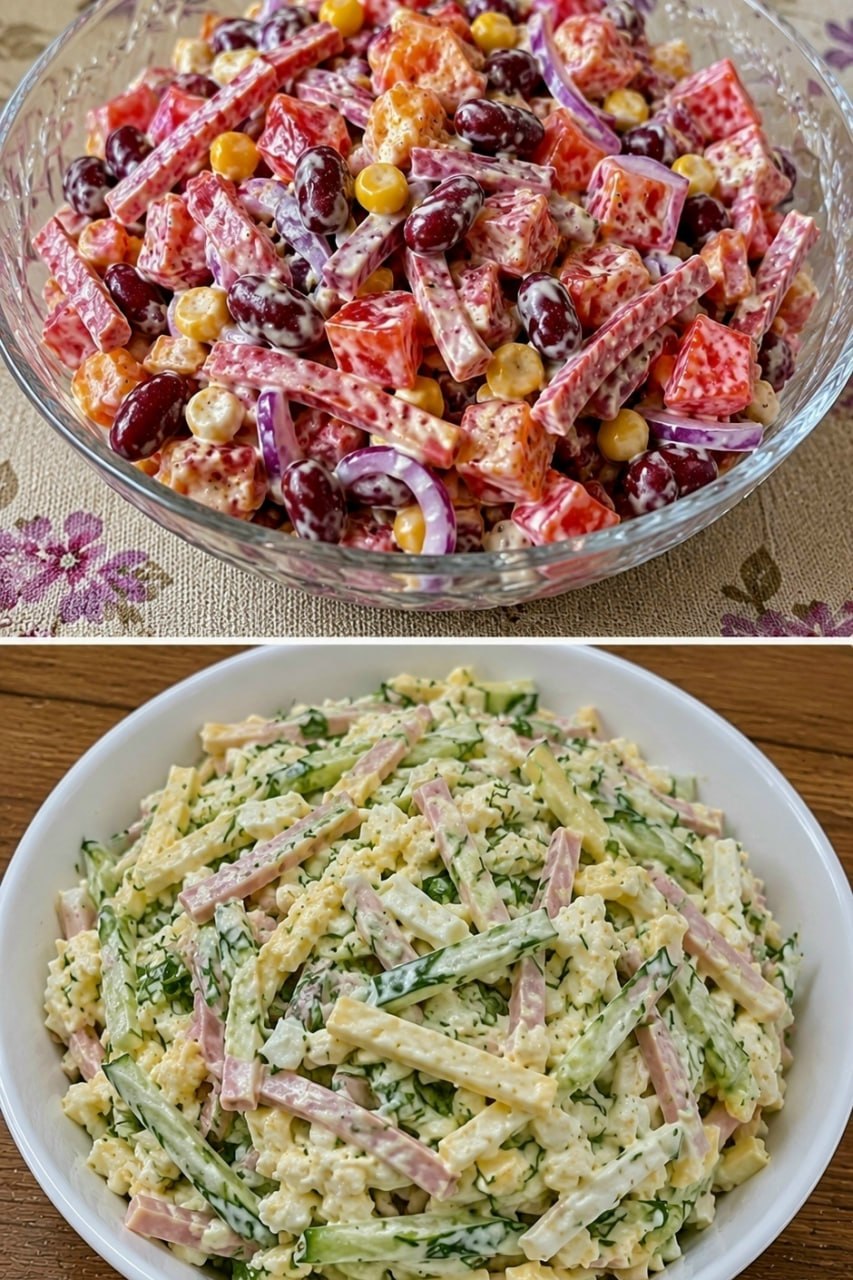 🥗 Два прості салати на кожен день 😍