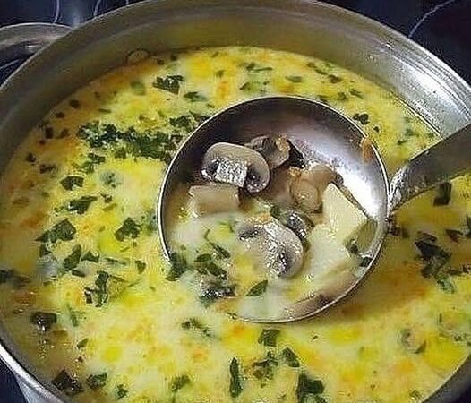 Грибний вершковий суп