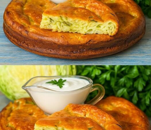 Пиріг «Шарлотка з капустою»