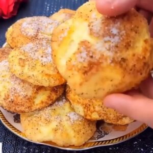 Швидке сирне печиво з корицею