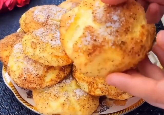 Швидке сирне печиво з корицею