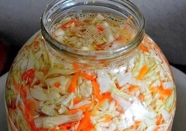 Рецепт квашеної хрусткої капусти